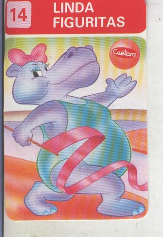 Cromos Los Zoolimpicos de Tostarica de  Cuetara numero 14: Linda figuritas