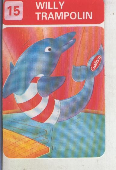 Cromos Los Zoolimpicos de Tostarica de  Cuetara numero 15: Willy trampolin