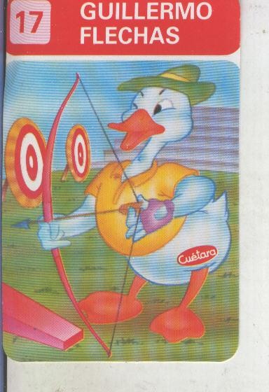 Cromos Los Zoolimpicos de Tostarica de  Cuetara numero 17: Guillermo Flechas