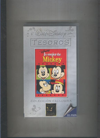 Video VHS: Walt Disney Tesoros: Lo mejor de Mickey