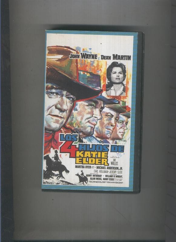 Video VHS: John Wayne: Los 4 hijos de Katie Elder