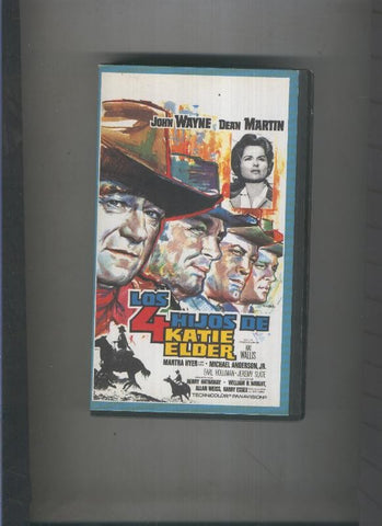 Video VHS: John Wayne: Los 4 hijos de Katie Elder