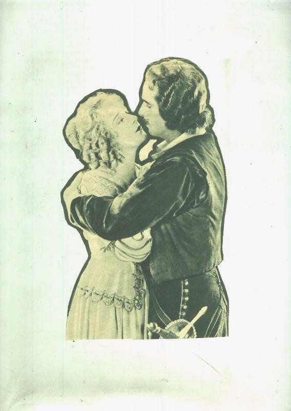 Douglas Fairbanks y Nigel de Brulier protagonistas de la pelicula La Mascara de hierro