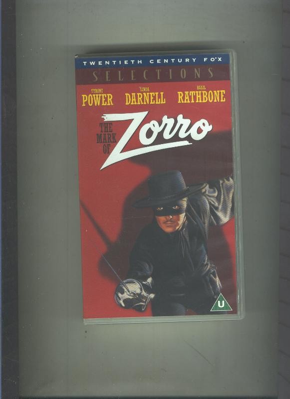 Video VHS: Yhe Mark of Zorro (Tyrone Power)