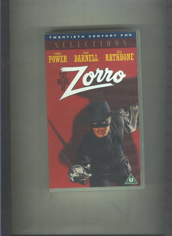 Video VHS: Yhe Mark of Zorro (Tyrone Power)