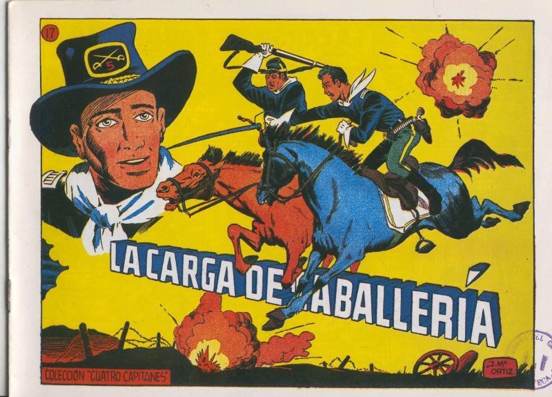 Cuatro Capitanes, facsimil numero 17: La carga de caballeria