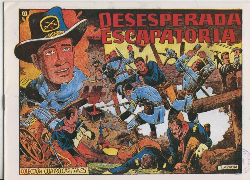 Cuatro Capitanes, facsimil numero 08: Desesperada escapatoria