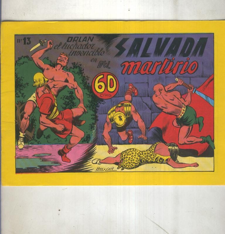 Orlan el luchador invencible facsimil numero 13: Salvada del martirio