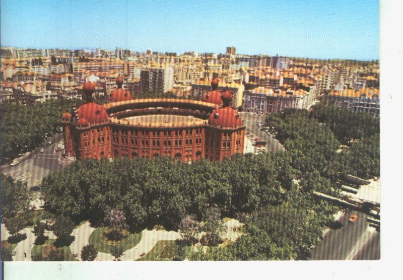Postal 014132: Plaza de toros de Campo Pequeno en Lisboa, Portugal
