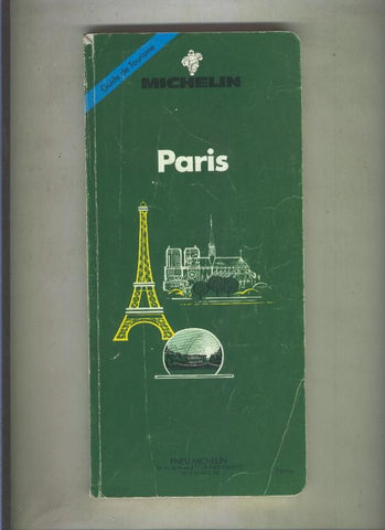 Guia Michelin 1991: Paris