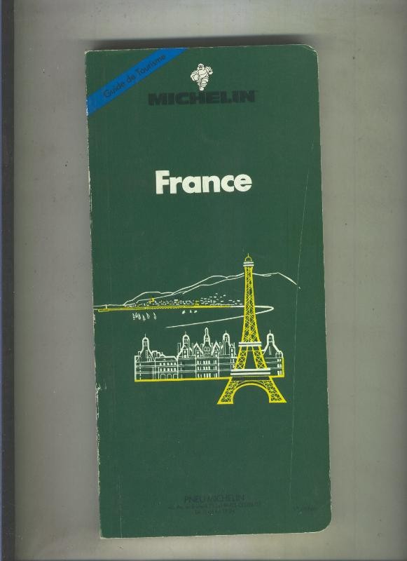 Guia Michelin 1989: France