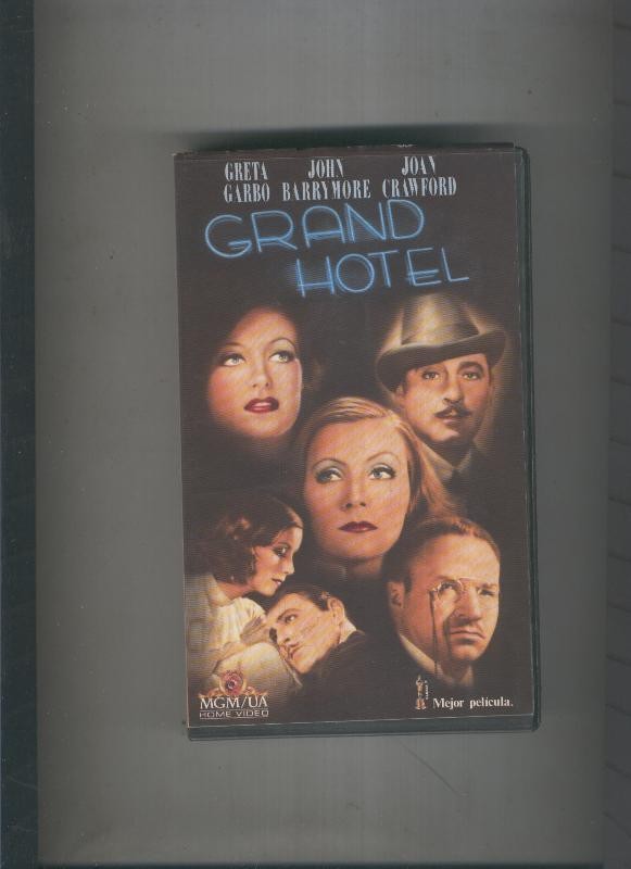 Video VHS: Gran Hotel (Greta Garbo-John Barrymore)