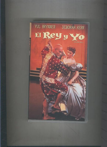 Video VHS: El Rey y yo (Yul Brynner-Deborah Kerr)