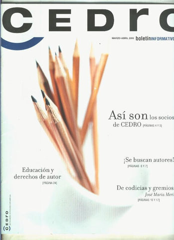 Cedro boletin informativo numero 53 (marzo-abril 2006)
