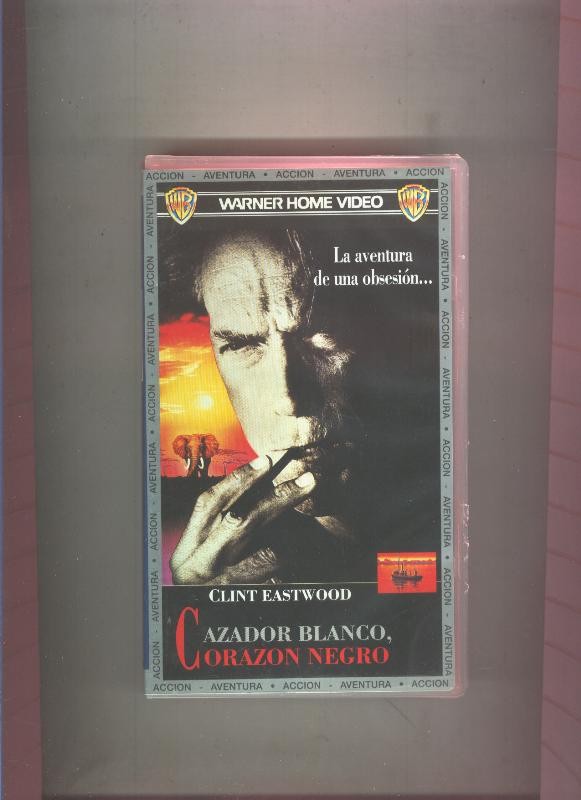 Video VHS: Cazador blanco, corazon negro (Clint Eastwood)