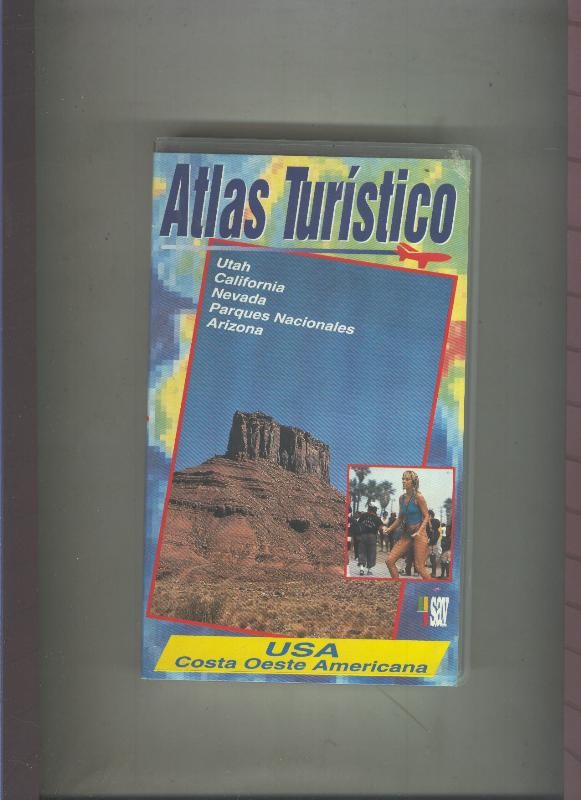 Video VHS: Atlas Turistico: USA: Costa Oeste Americana: Utah-California-Nevada- 