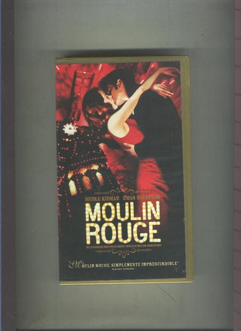 Video VHS: Moulin Rouge (Nicole Kidman-Ewan McGregor)