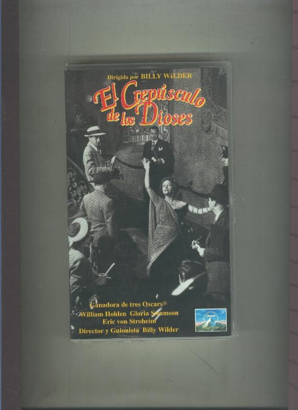 Video VHS: El crepusculo de los dioses (William Holden-Gloria Swamson)