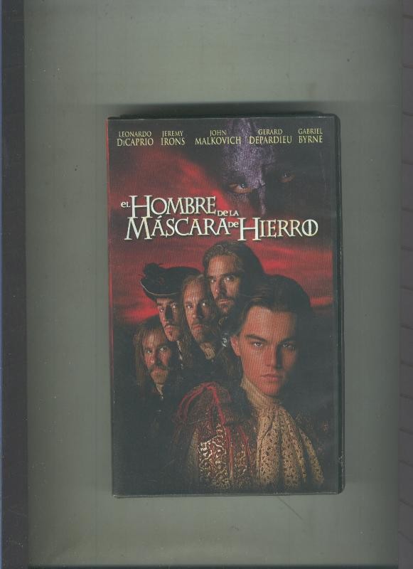 Video VHS: El hombre de la mascara de hierro (Leonardo DiCaprio-Gerard Depardieu)