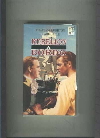 Video VHS: Rebelion a bordo (Charles Laughton-Clark Gable)