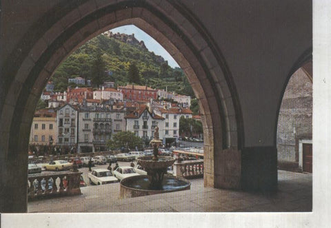 Postal 014138: Vista de Sintra desde la arcada del palacio, Portugal