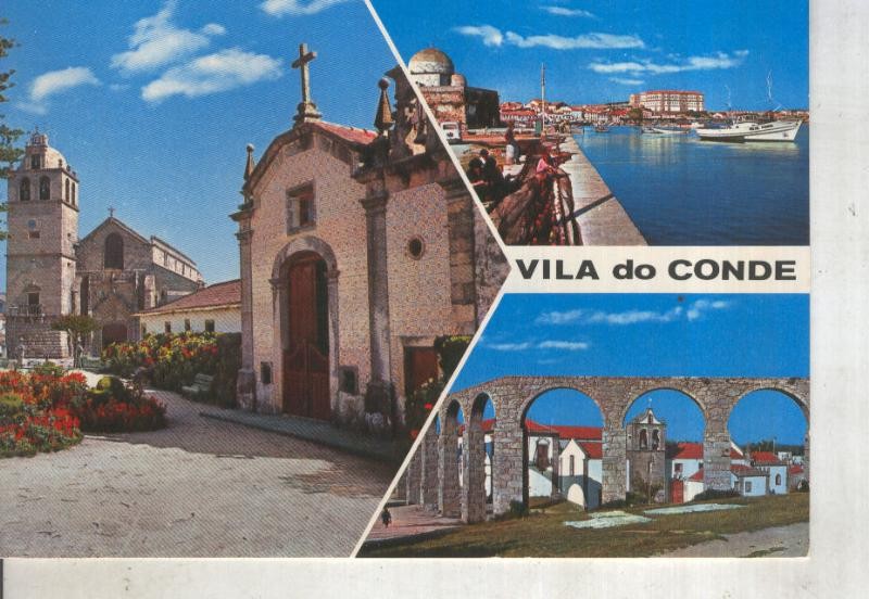 Postal 014165: Vistas de Vila do Conde, Portugal