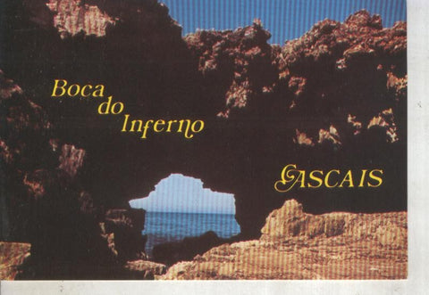 Postal 014178: Boca del infierno en Cascais, Portugal