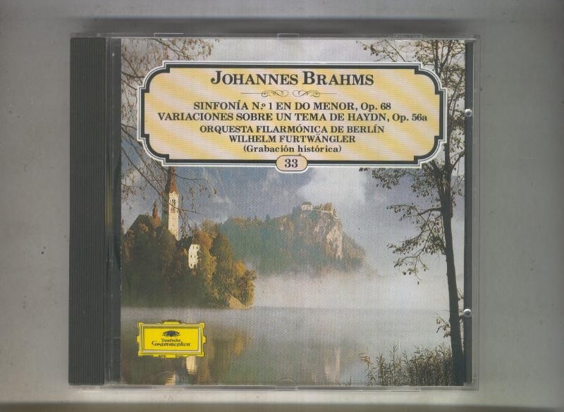 CD: Brahms: Sinfonia numero 1 en do menor