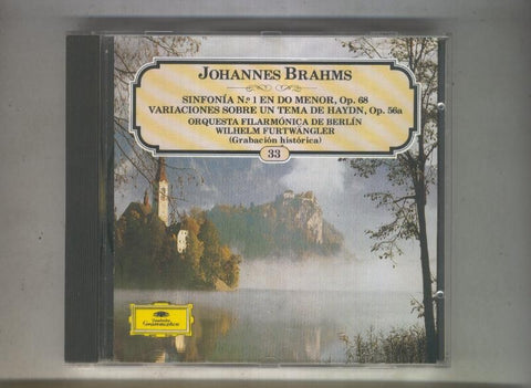 CD: Brahms: Sinfonia numero 1 en do menor