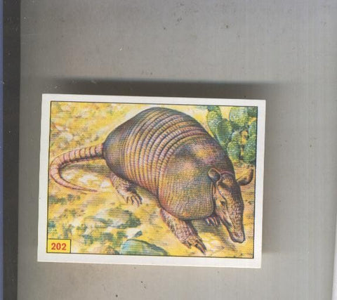 Cromo  Mamiferos de Panini numero 202