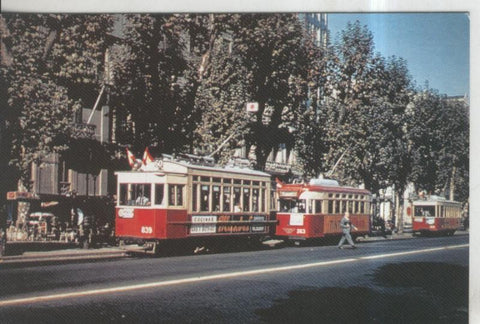 Postal 014189: Tren Tranvies de Barcelona en 1973