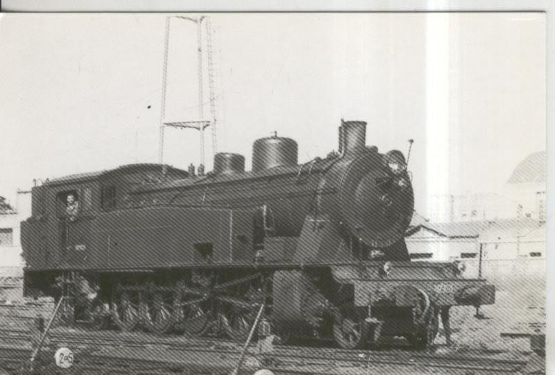 Postal 014192: Tren Locomotora de vapor 242F 8221