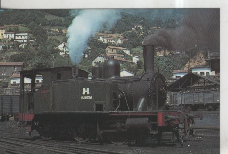 Postal 014198: Tren Locomotora 030-0232 Palau en Turon