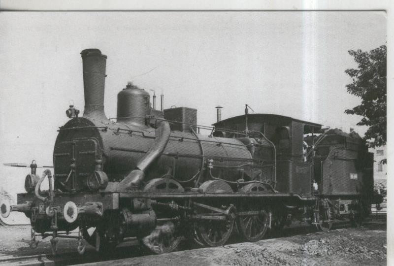 Postal 014201: Tren Locomotora vapor 030-2076
