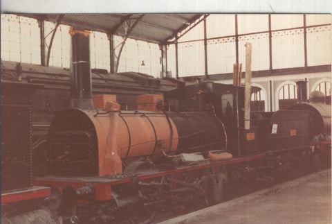 Postal 014208: Fotografia año 1983 en museo ferrocarril de ? 