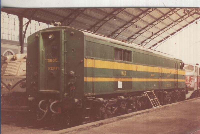 Postal 014210: Fotografia año 1983 en museo ferrocarril de ? 