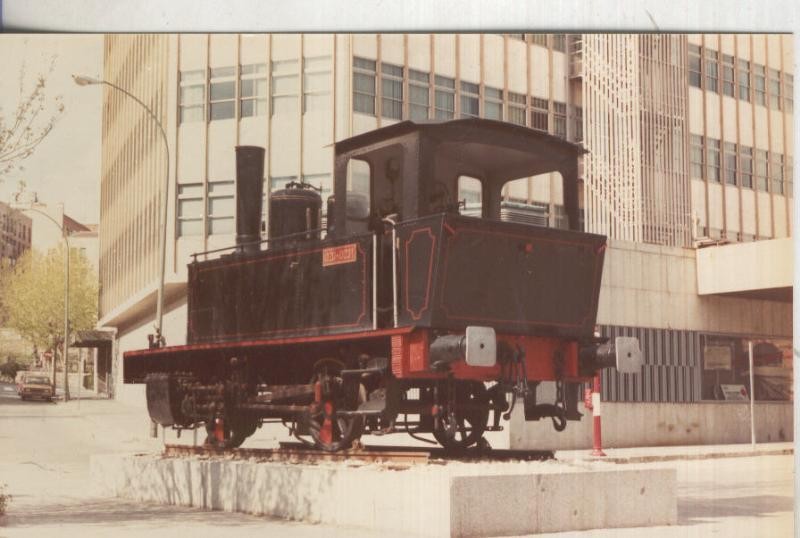 Postal 014211: Fotografia año 1983 en museo ferrocarril de ? 
