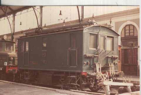 Postal 014213: Fotografia año 1983 en museo ferrocarril de ? 