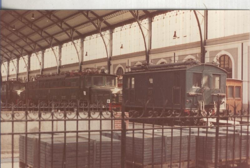 Postal 014214: Fotografia año 1983 en museo ferrocarril de ? 