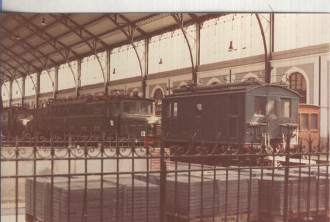 Postal 014214: Fotografia año 1983 en museo ferrocarril de ? 