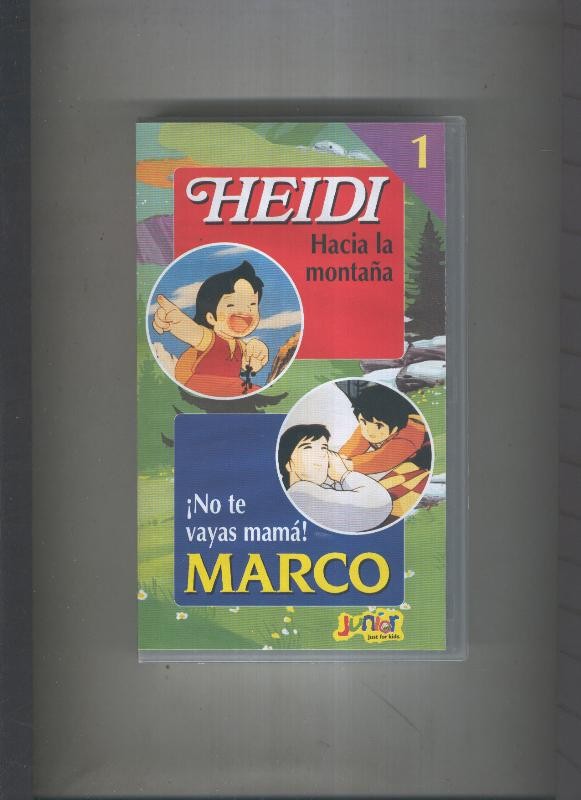 Video VHS: Heidi: Hacia la montaña