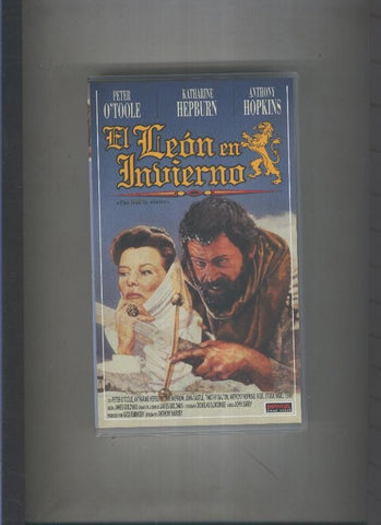 Video VHS: El Leon en invierno (Peter Otoole-Katharine Hepburn)
