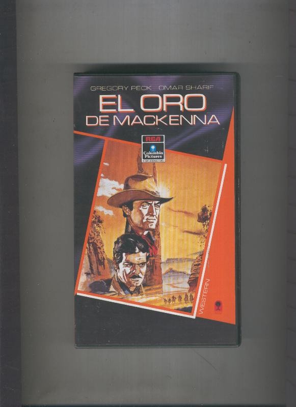Video VHS: El oro de Mackenna (Gregory Peck-Omar sharif)