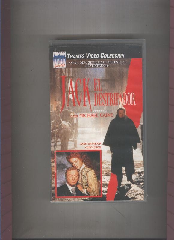 Video VHS: Jack el destripador (Michael Caine)