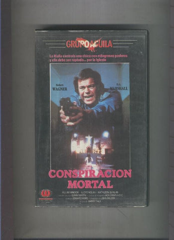 Video VHS: Conspiracion mortal (Robert Wagner)