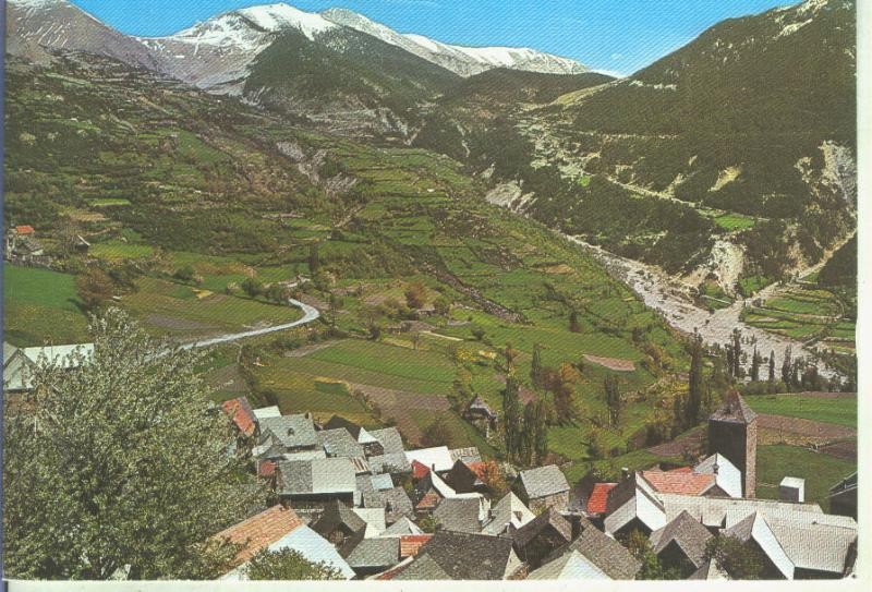 Postal 014250: Vista general del valle de Gistau, Huesca