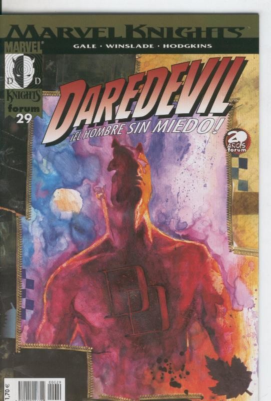 Marvel Knights: Daredevil el hombre sin miedo numero 29: Quien es ese enmascarado