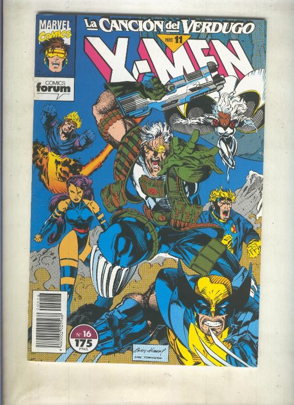 X Men volumen 1 numero 16 (la cancion del verdugo onceava parte)