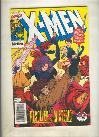 X Men volumen 1 numero 21 (numerado 1 en trasera)