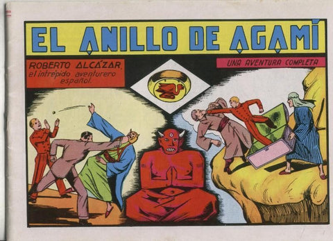 Roberto Alcazar dos en uno numero 026 (numerado 1 en trasera)